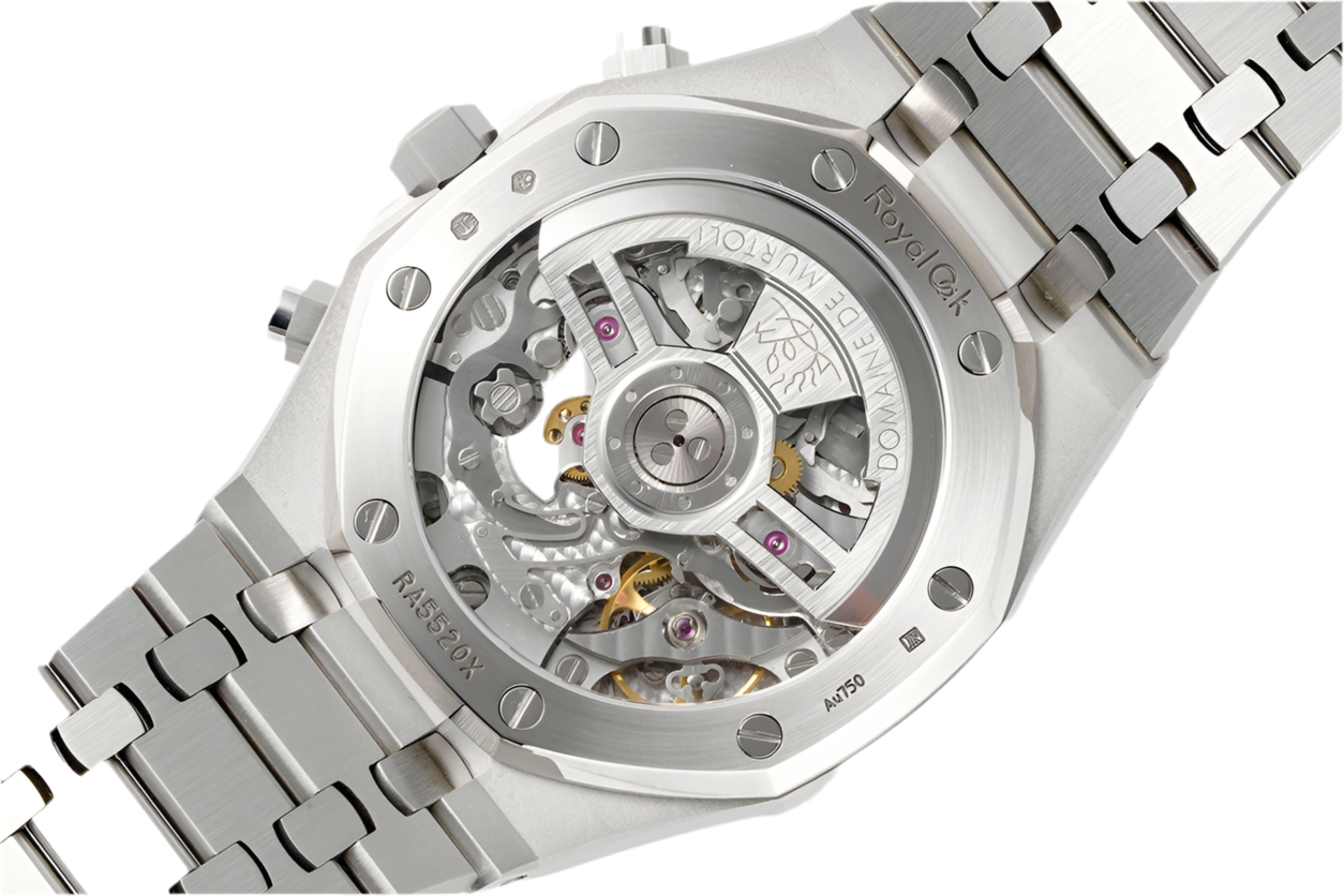 AP Royal Oak Purple Dial White Gold Plated Chronograph