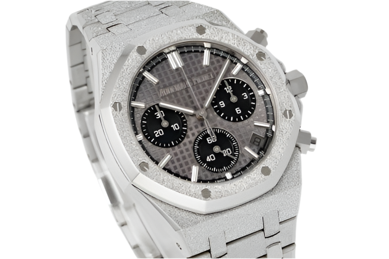 AP Royal Oak 26239BC.GG.1224BC.01 Chronograph Frosted White Gold Limited Edition
