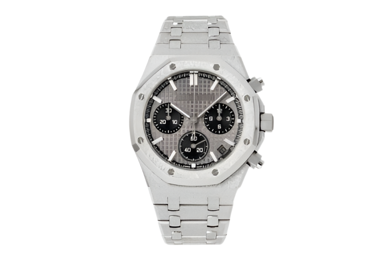 AP Royal Oak 26239BC.GG.1224BC.01 Chronograph Frosted White Gold Limited Edition